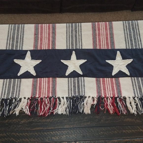 Patriotic throw blanket Afghan - Picture 4 of 4